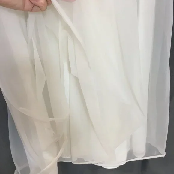 Elegant White Lace Robe Set